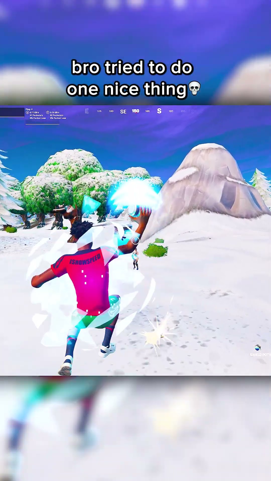 Speed icon skin in Fortnite