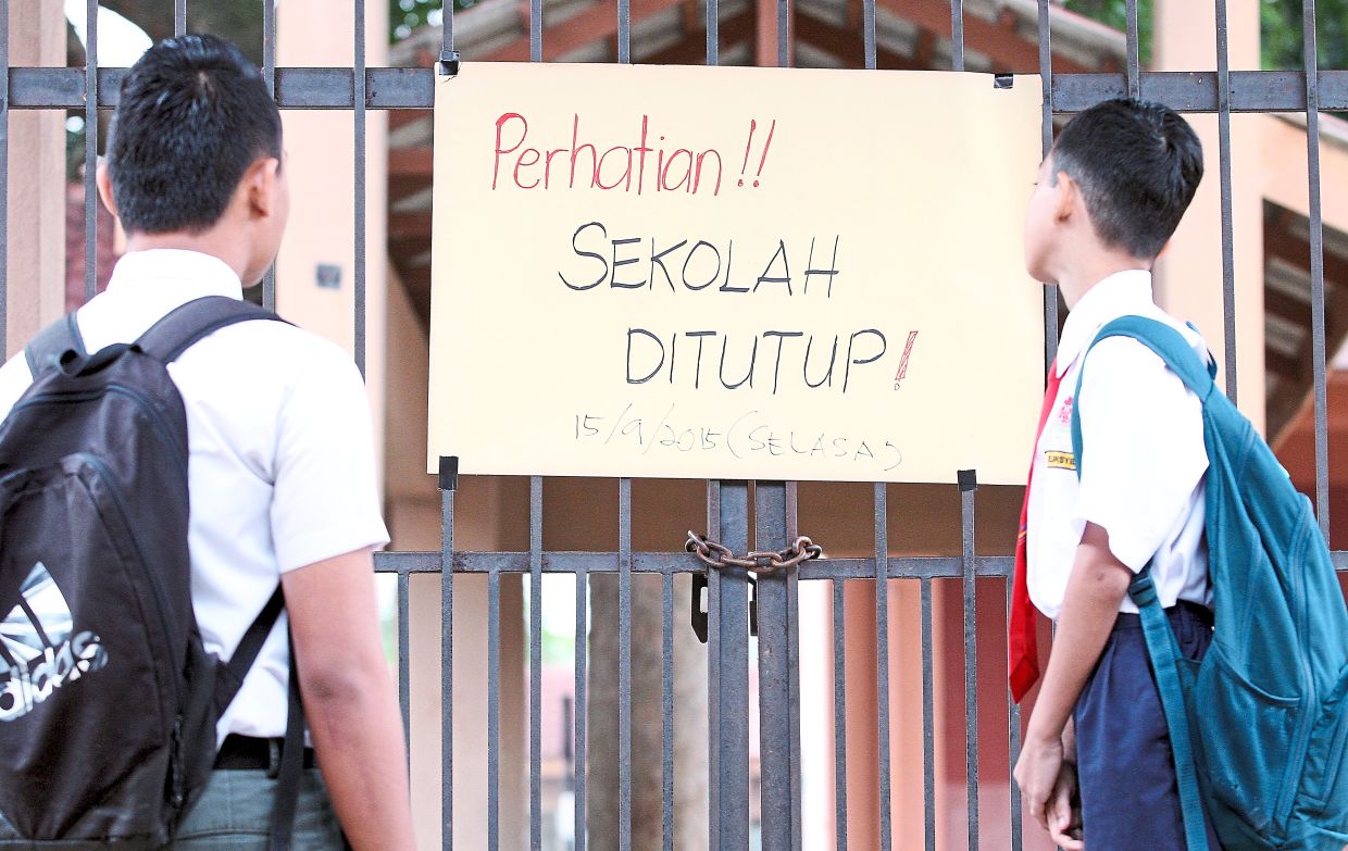 Parents need early notice