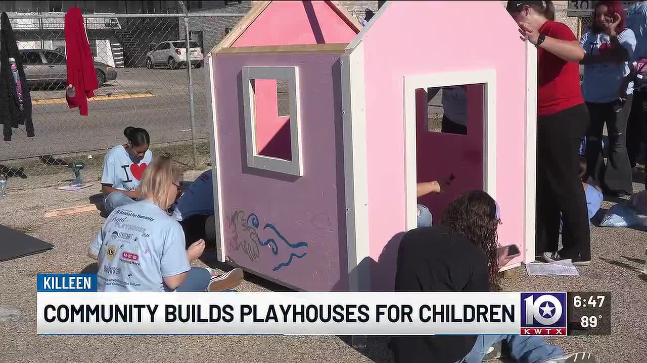Habitat for Humanity’s ‘Project Playhouse’ builds 20 custom playhouses ...