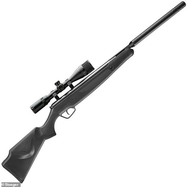 Moment HS2 night-shift workers fire a powerful air rifle inside ...