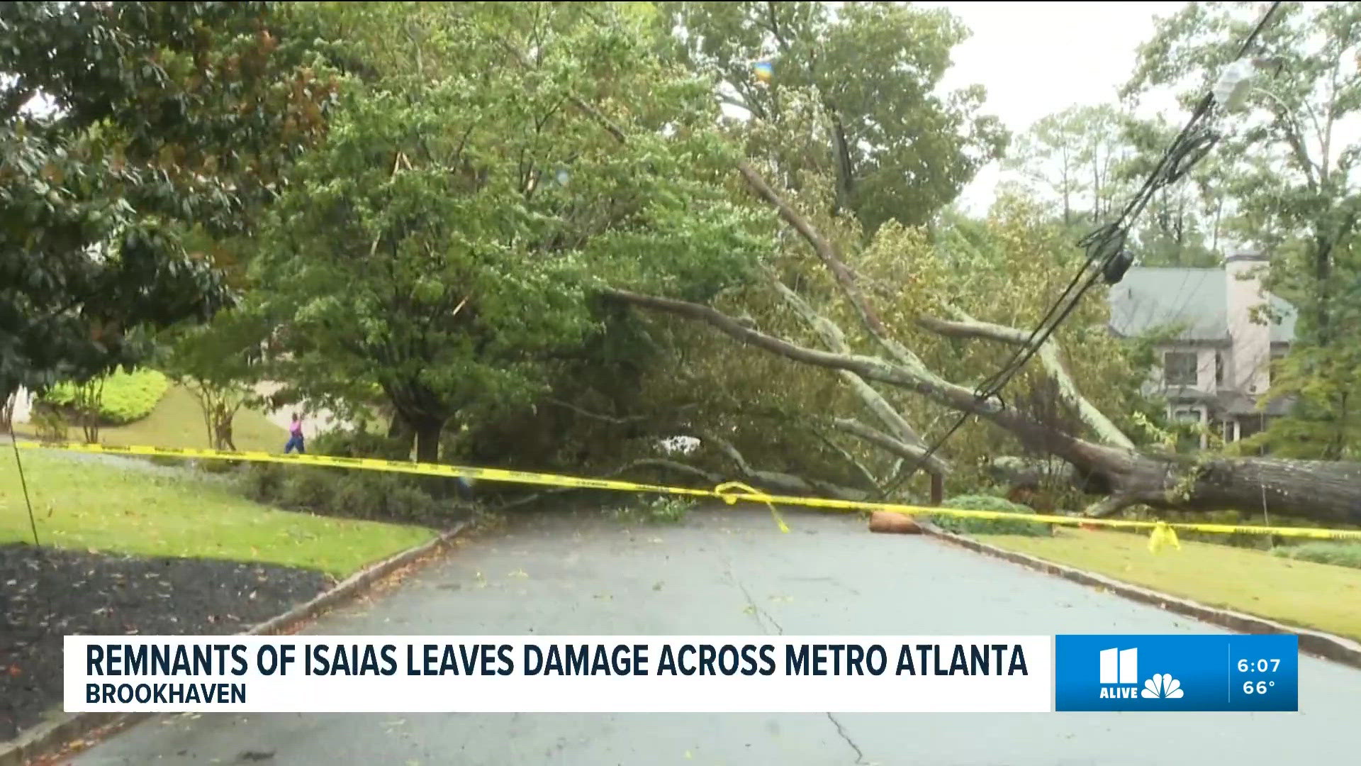 Remnants of Hurricane Isaias leaves damage across metro Atlanta
