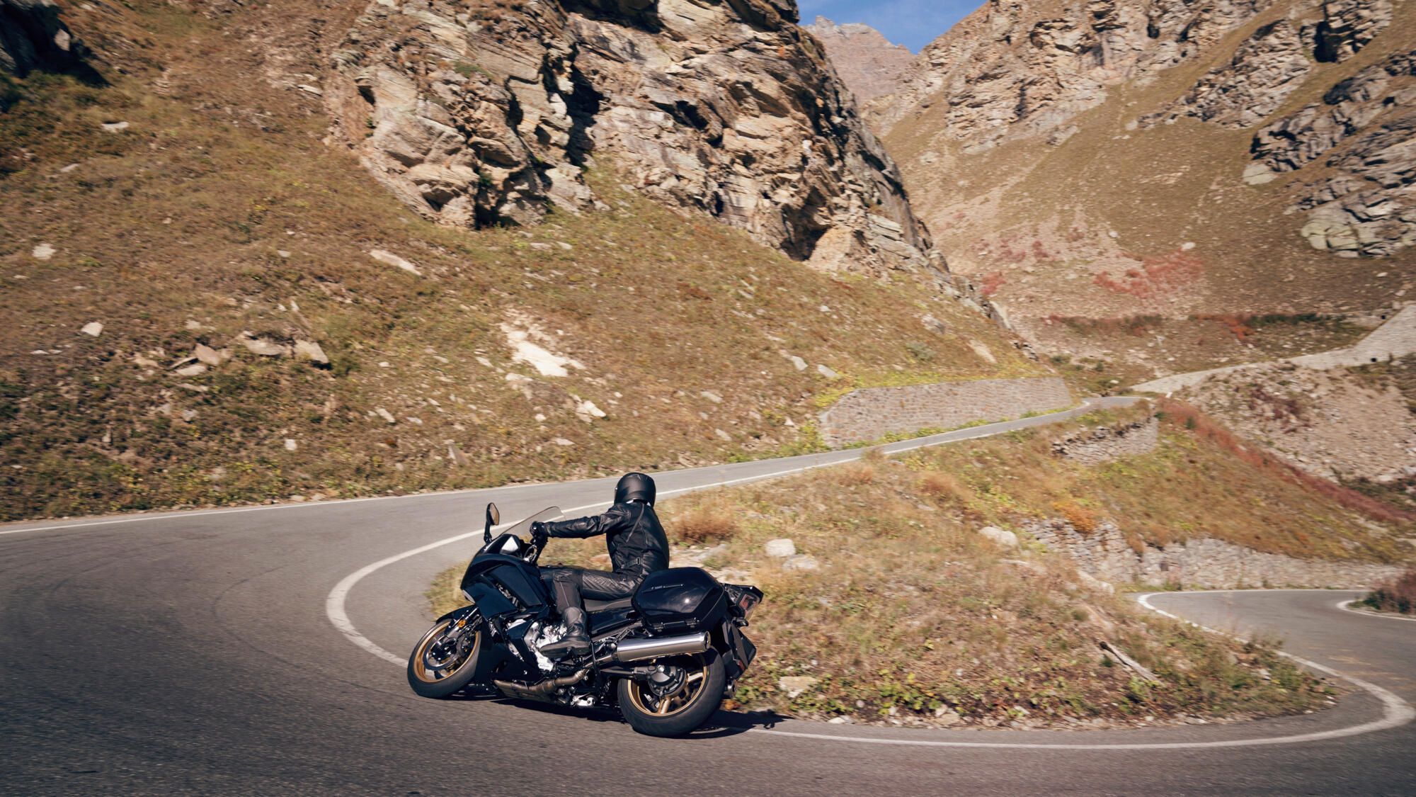The sport-touring bike with bagger comfort and inline-four speed