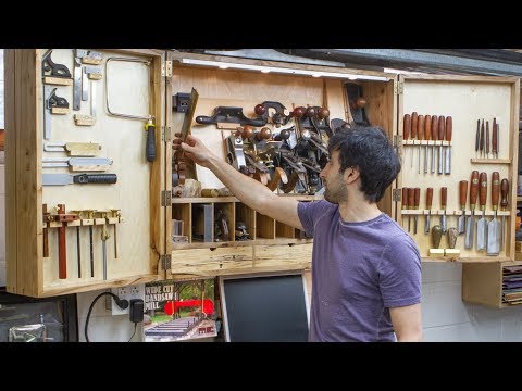 I built a wall tool cabinet 🔧