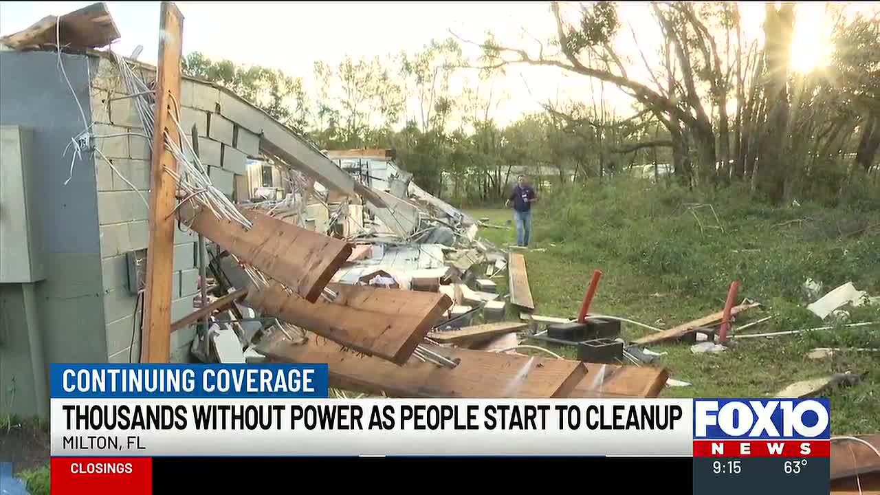 Milton hit hard by Hurricane Isaias