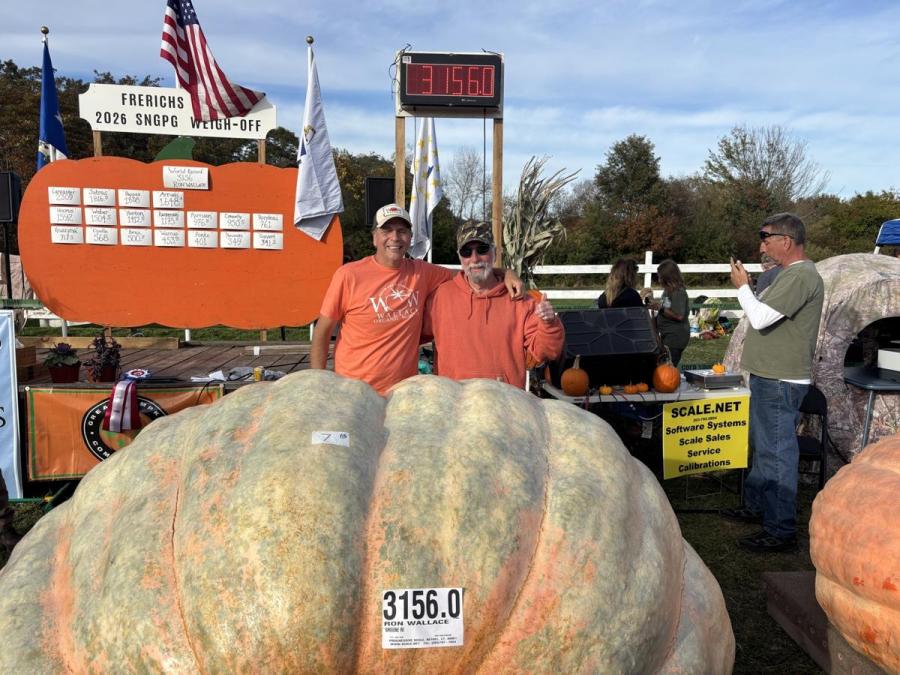 Coventry man grows first recorded pumpkin over 3,000 pounds