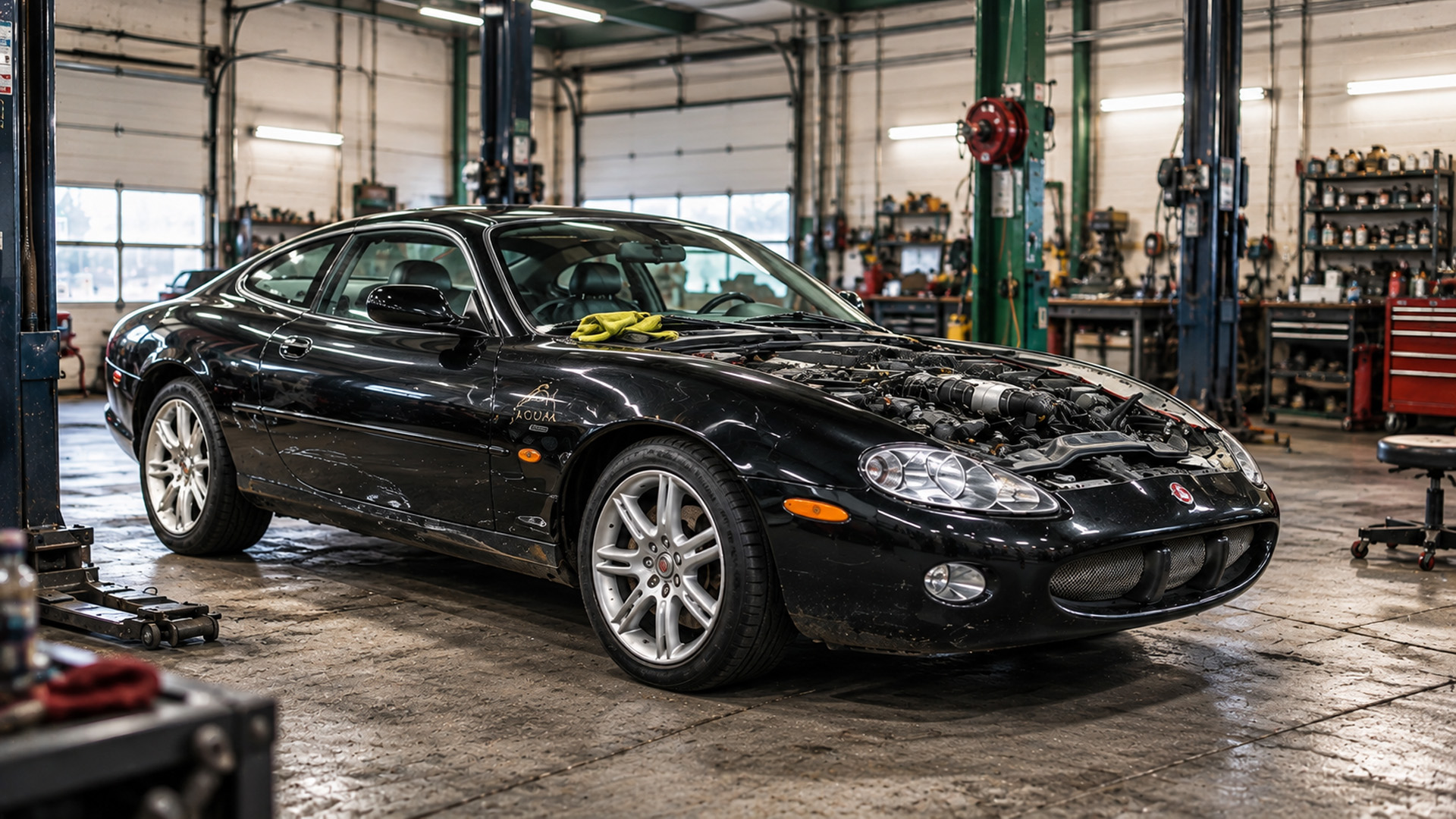 A cheap supercharged V8 Jaguar gets a serious mechanical rescue