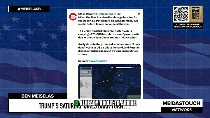 Russian diesel tanker reveals Trump-Putin deal was prearranged