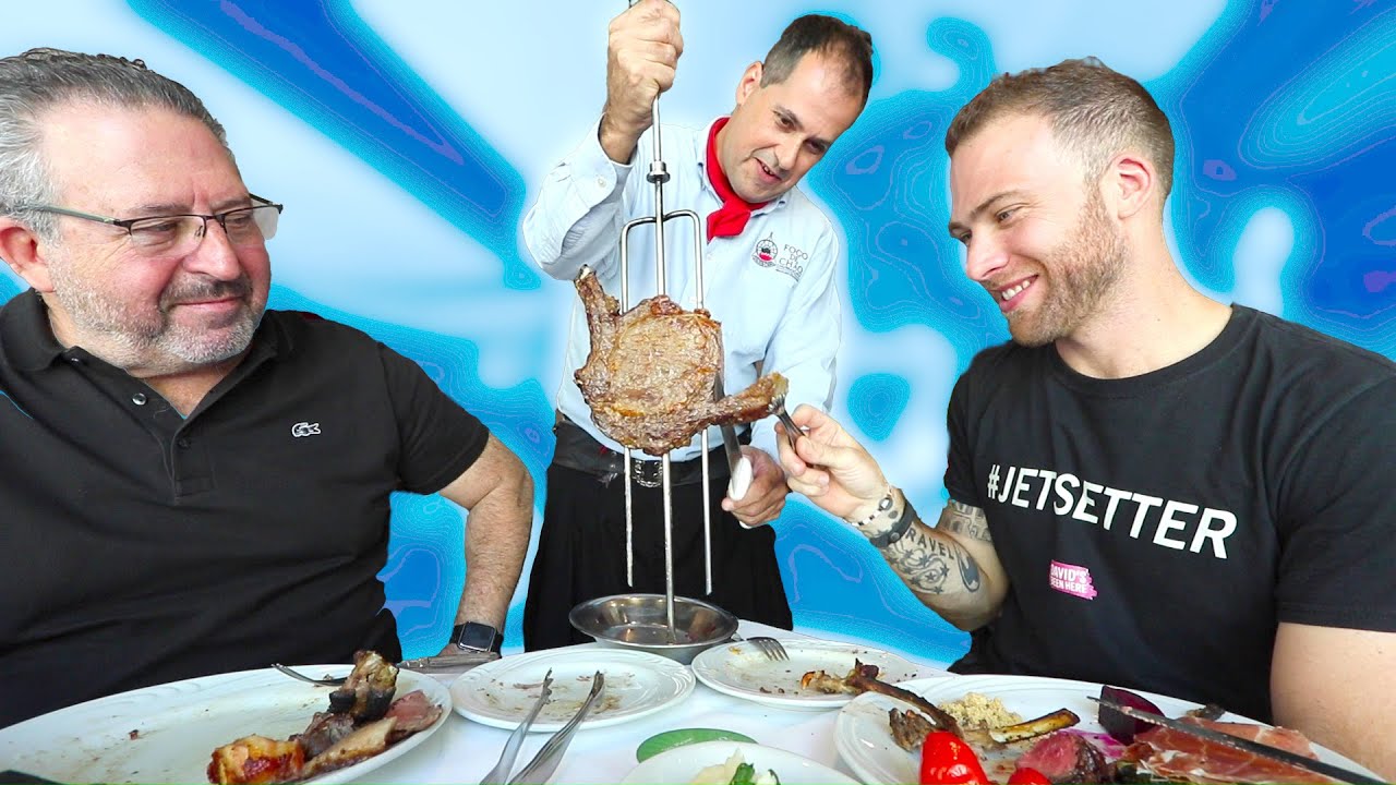 Trying unlimited Brazilian steak in Miami!