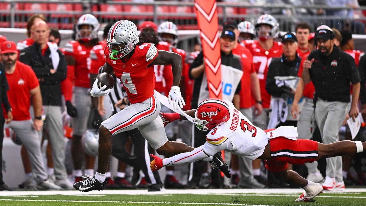 Ohio State beats Maryland, box score stats, highlights, draft stock for ...