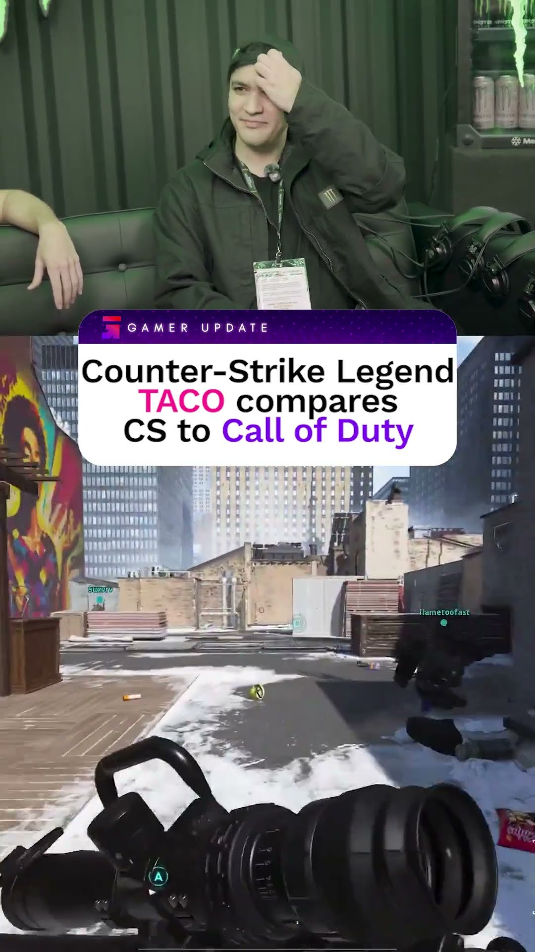 TACO breaks down CS vs. Call of Duty differences