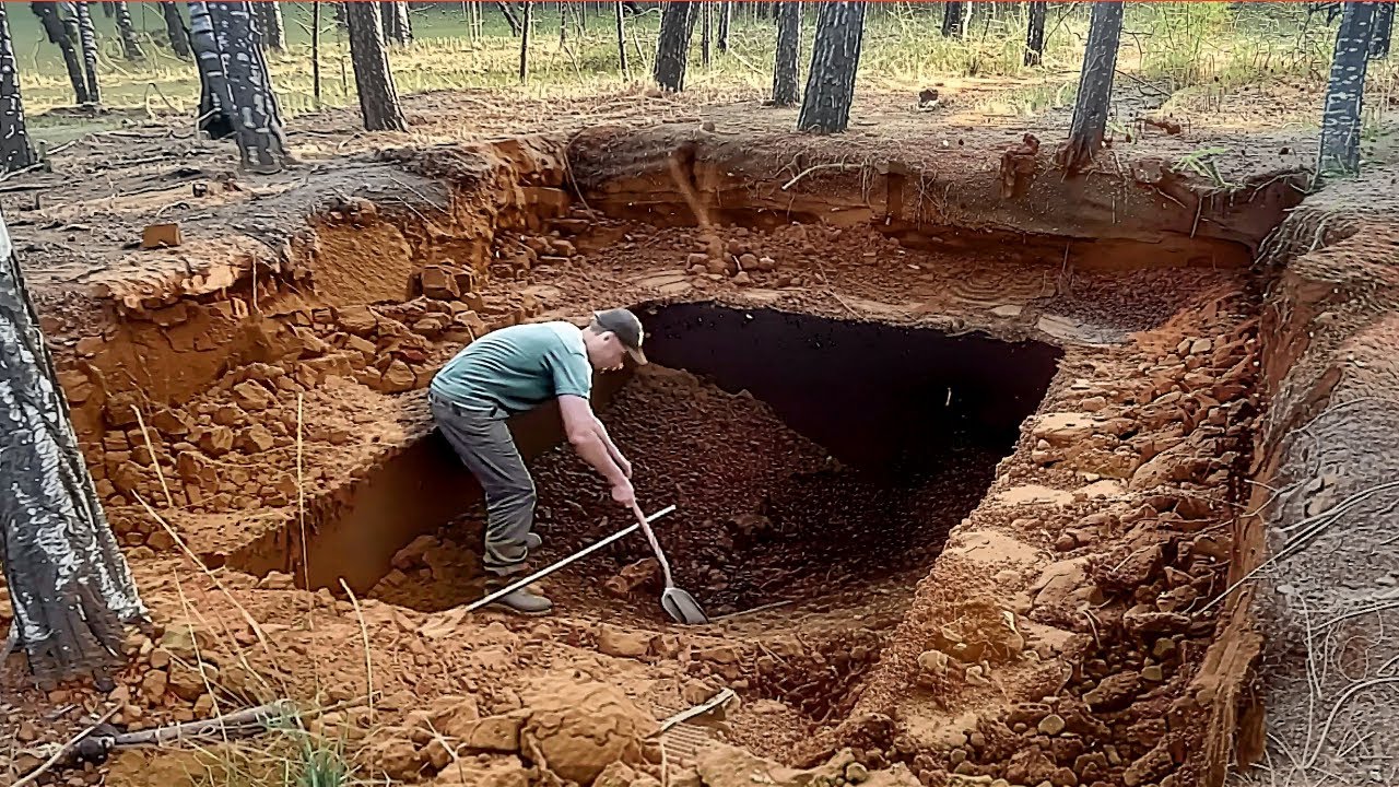 Building a rustic cordwood hillside shelter | DIY off-grid forest cabin