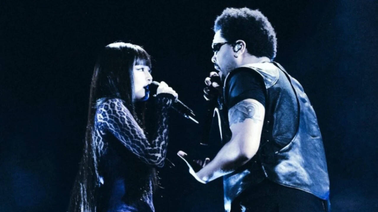 The Weeknd and BLACKPINK’s Jennie reunite for first live performance of ...