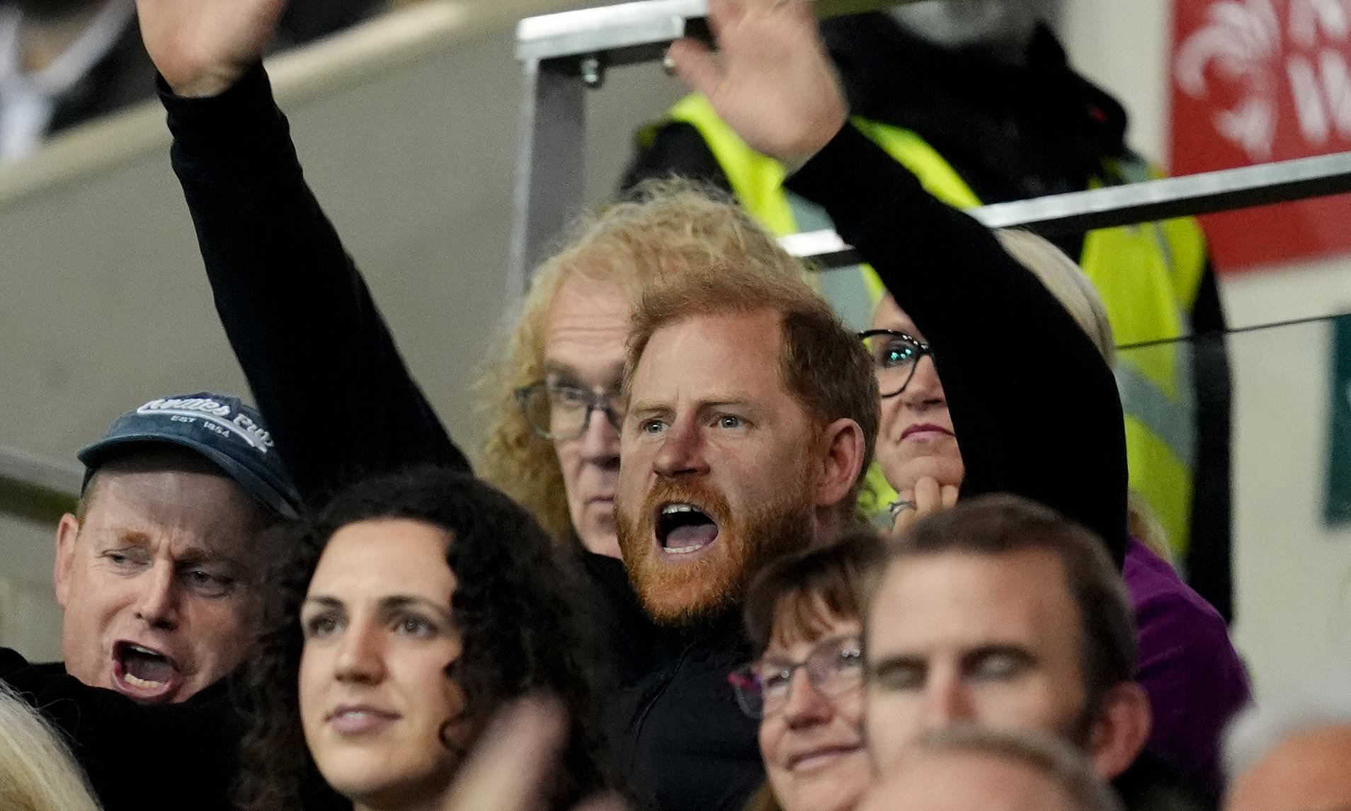 Rowdy rugby fans boo Harry - as Sussex Squad insist they were jeering the referee