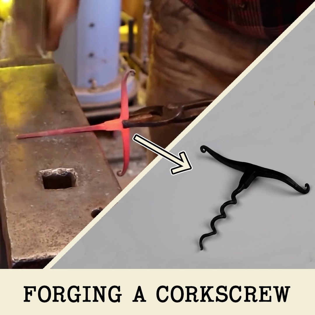 Plain bar to corkscrew shape