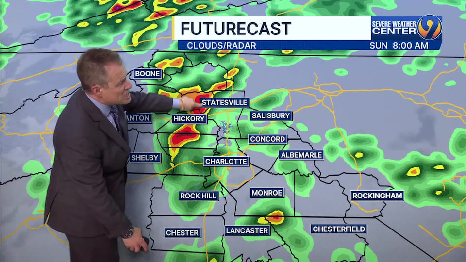 Saturday night's forecast with Chief Meteorologist John Ahrens