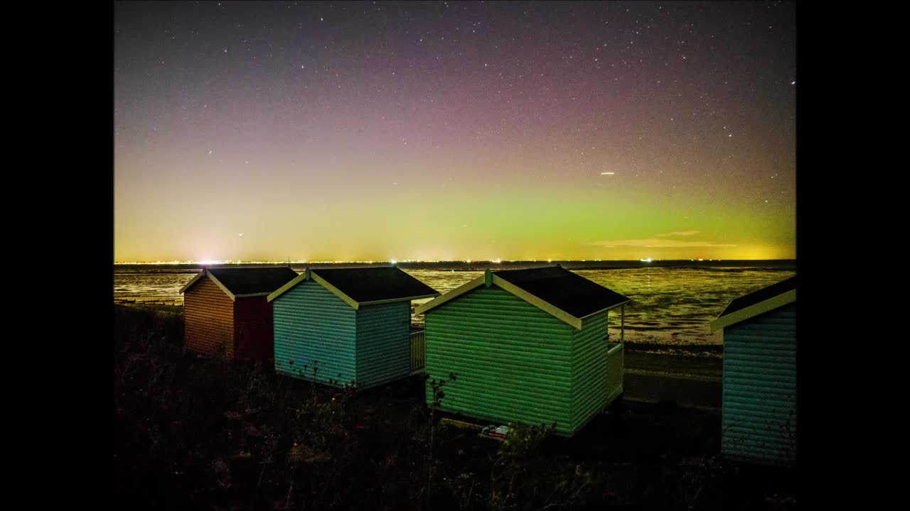 Spectacular display of northern lights seen in Kent, UK