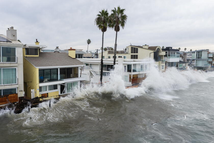 Tropical Storm Rachel's surf drives out Long Beach residents, briefly shuts Newport Beach beaches