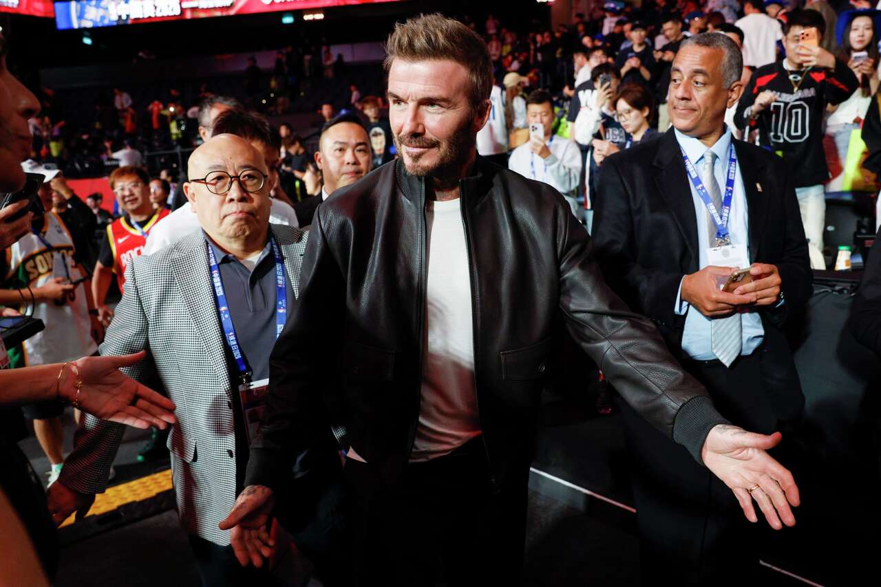 David Beckham was courtside at the Mavs' game in China. What's his ...