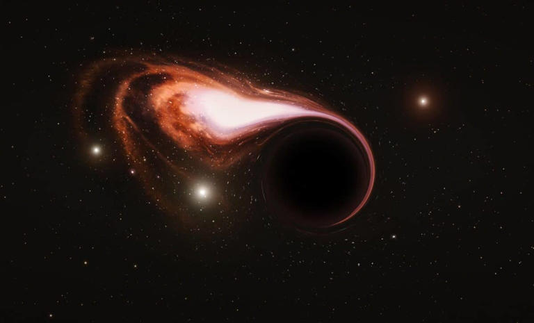 Scientists detected a black hole’s jet pointing straight at Earth from ...