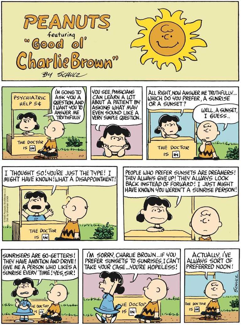 20 weirdest details in old Charlie Brown comics