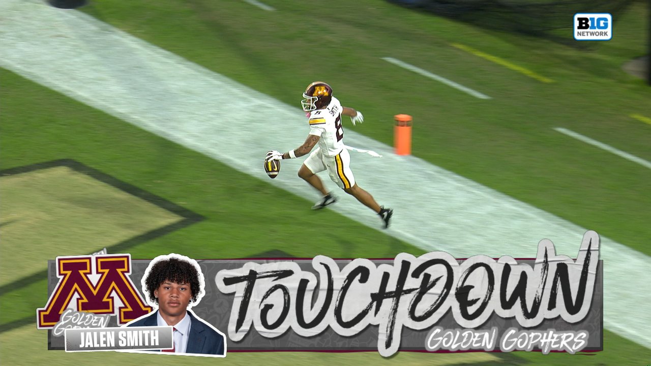 Drake Lindsey connects with Jalen Smith for 42-yd TD pass cutting ...