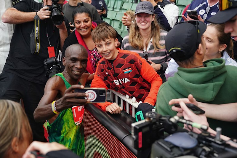 This athletics great says the Melbourne Marathon track was the 'best ever'