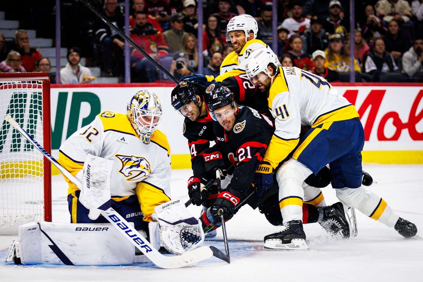 Senators rally to beat Predators 3-2 in shootout
