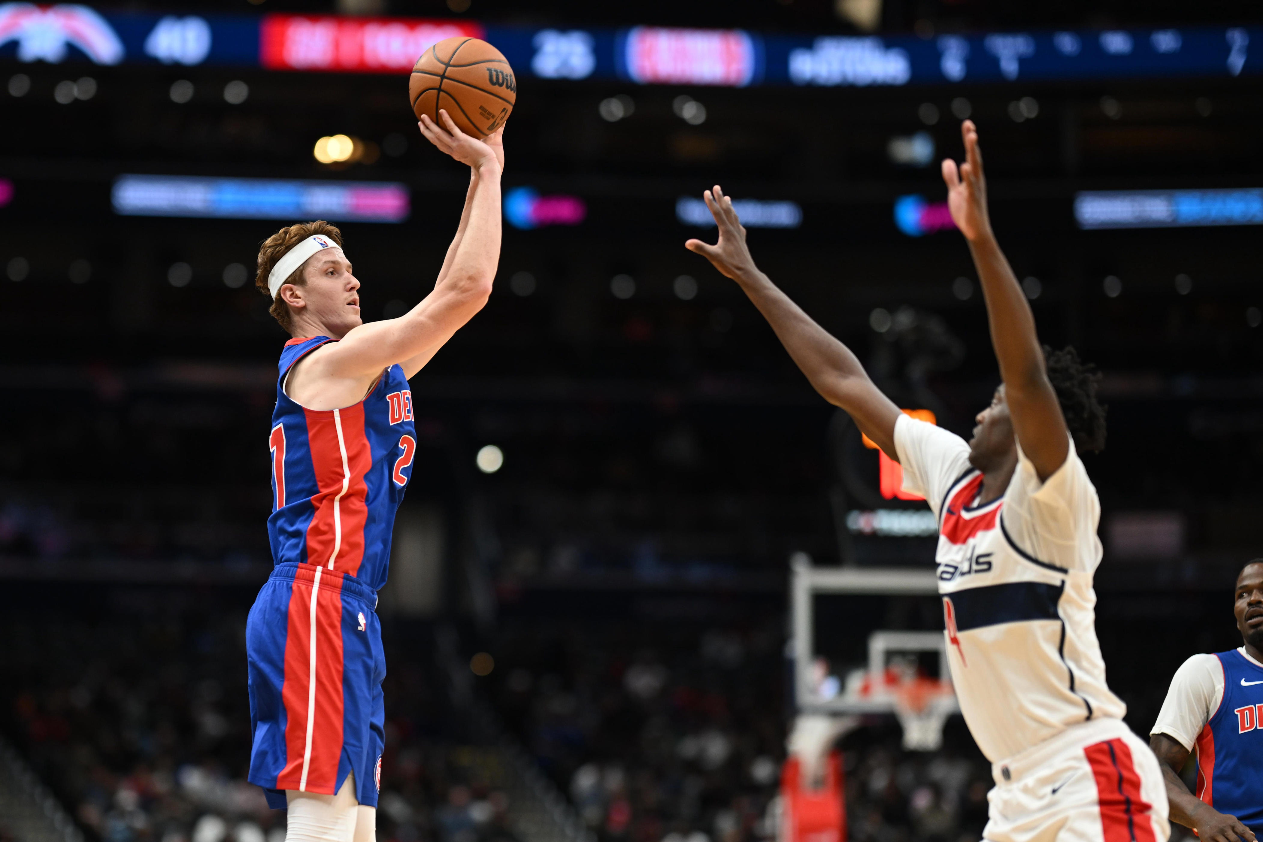 Pistons work on depth in OT preseason road loss to Wizards