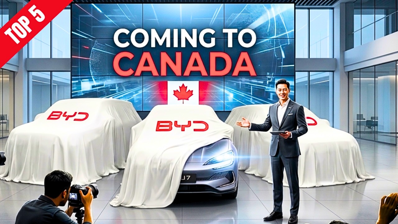China reveals 5 best selling models for Canada (2026)
