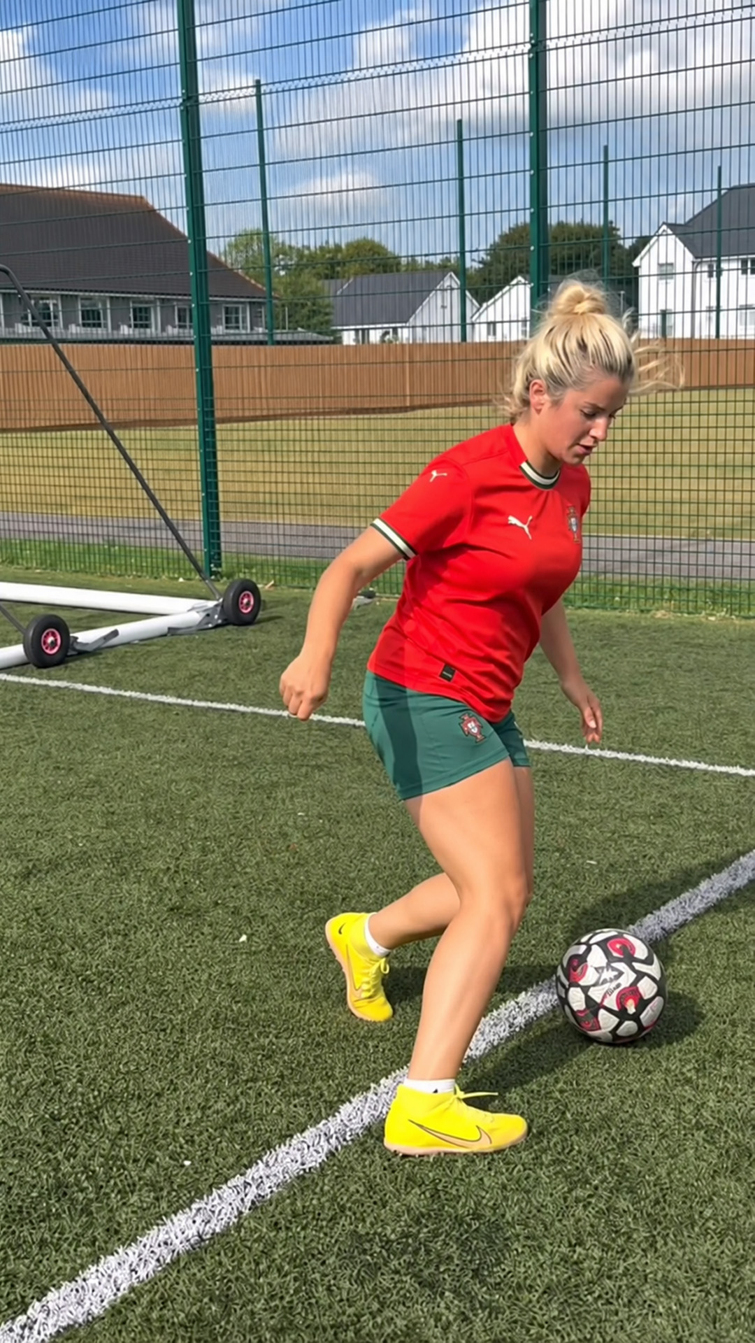 Finding position with the ball within reach