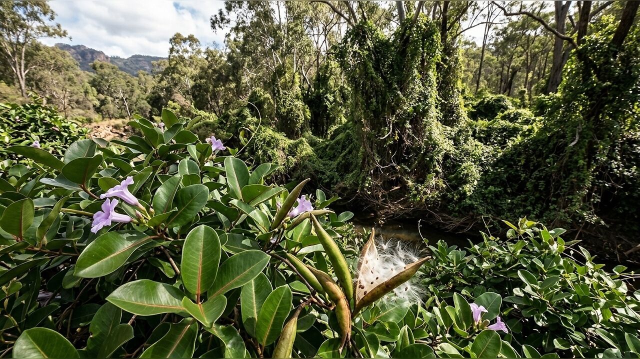 Australia’s invasive rubber vine: A botanical threat to agriculture and ...