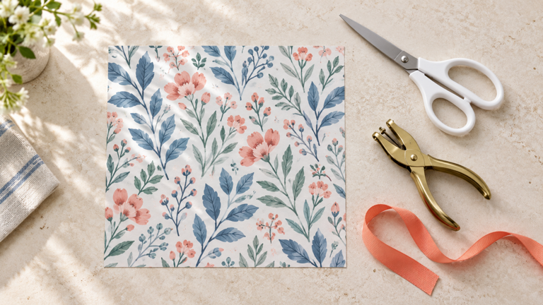 How to make a cute gift box from a sheet of paper