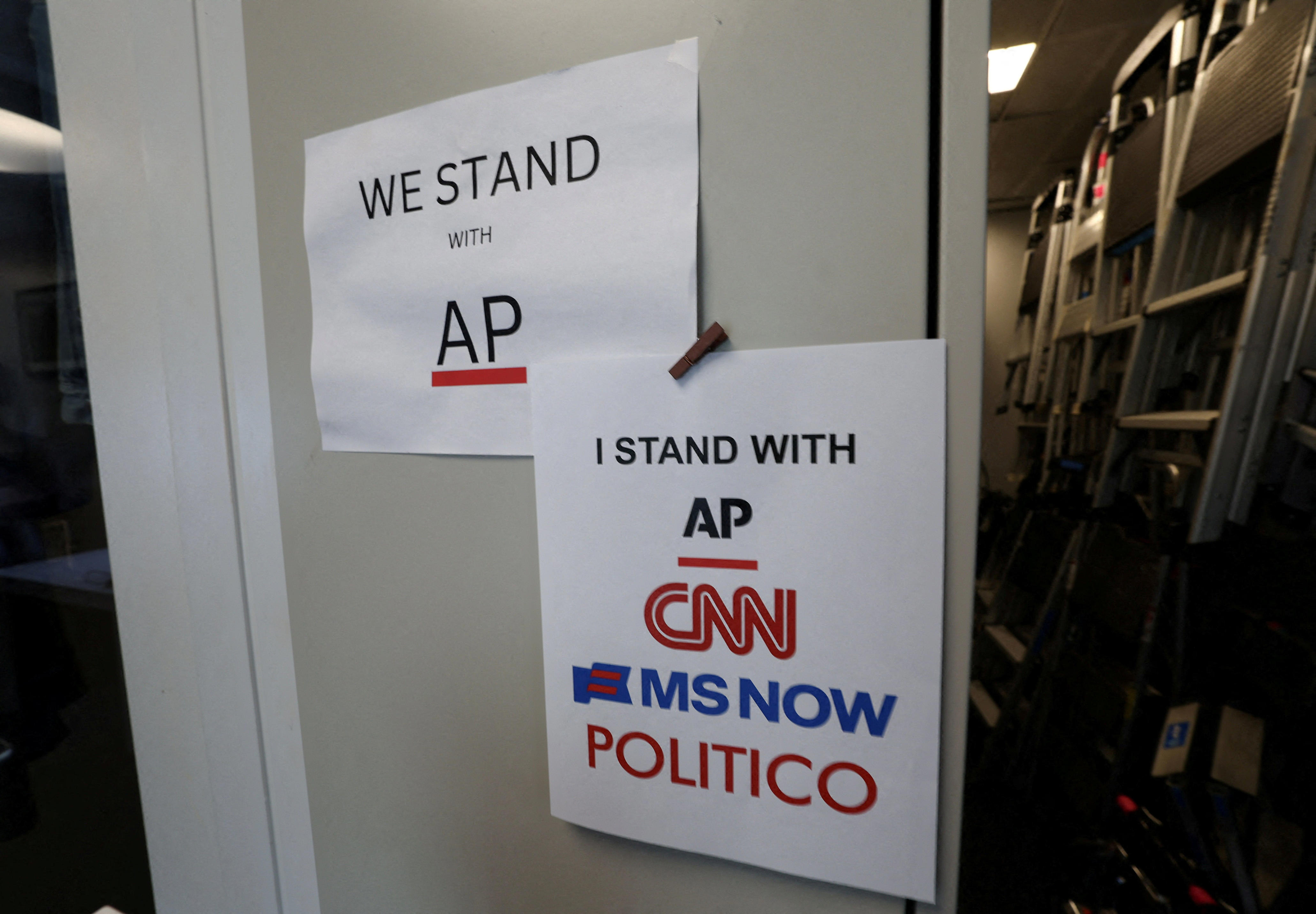 DOJ launches antitrust probe of TV networks over Trump pool coverage