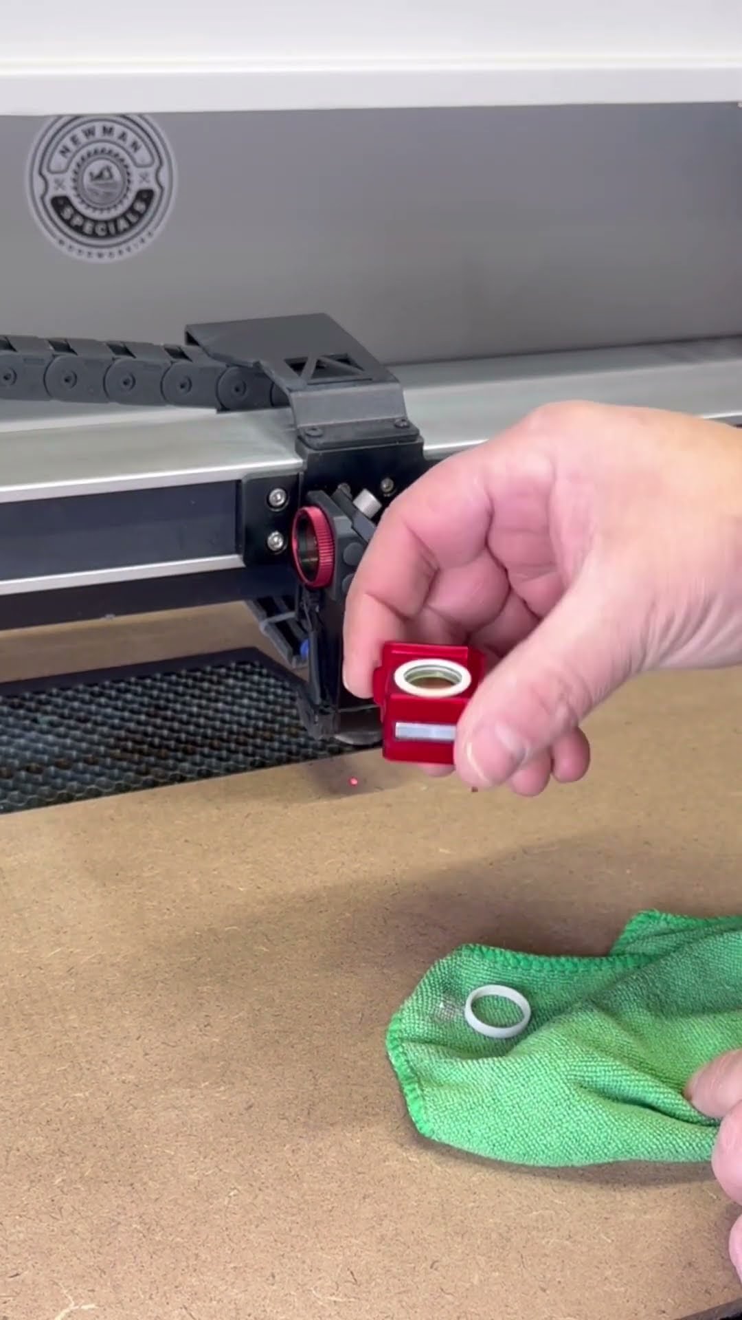 Aeon laser has a tool-less lens change and large working area #laser # ...