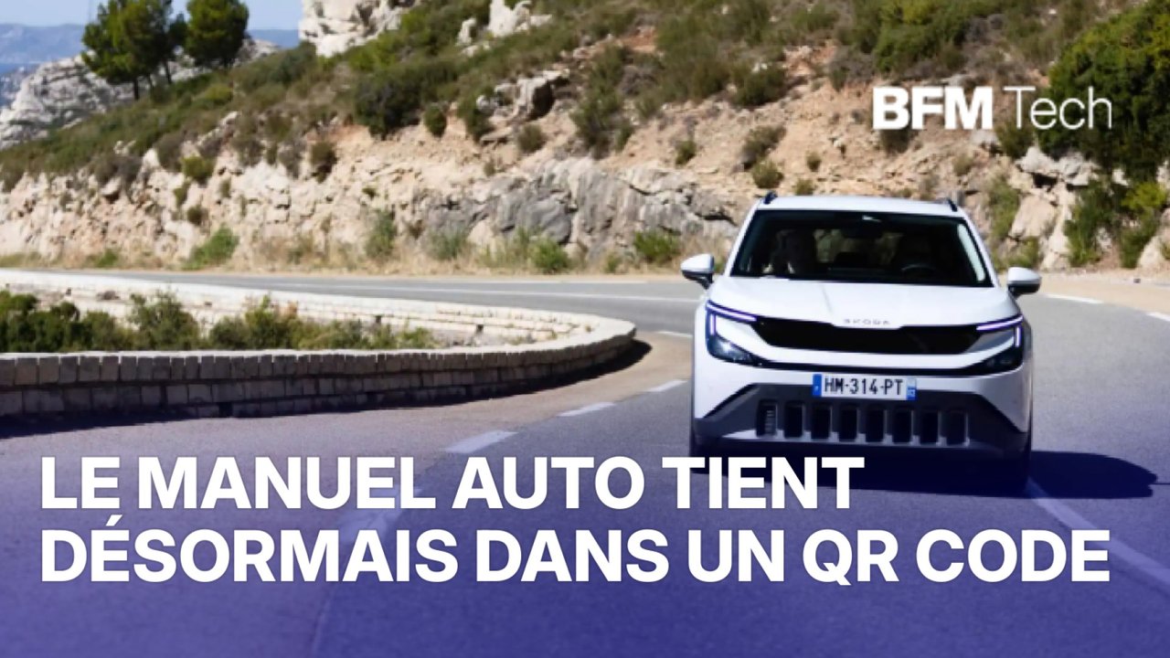 Un QR code qui remplace le manuel de la voiture
