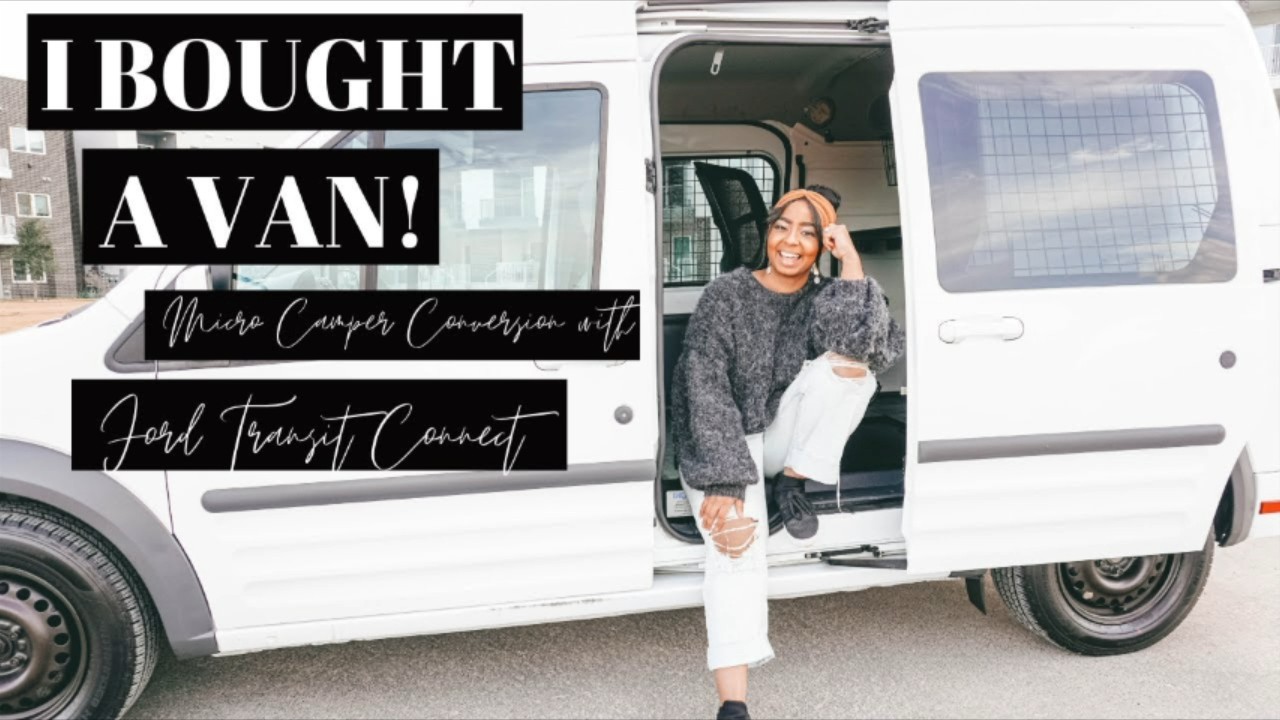 I bought a van! 🚐💨 (Affordable Ford Transit Connect micro camper build!)
