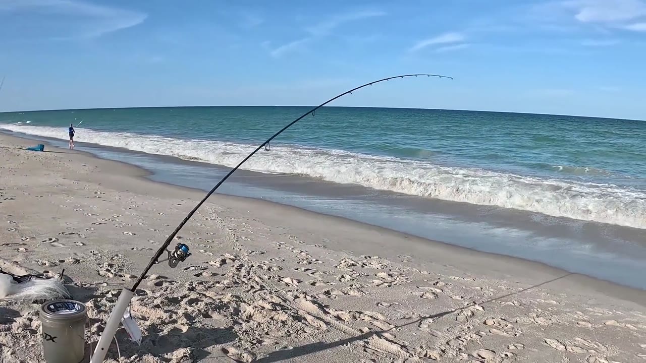 He thought the rod was just sitting there until a big snook hooked itself