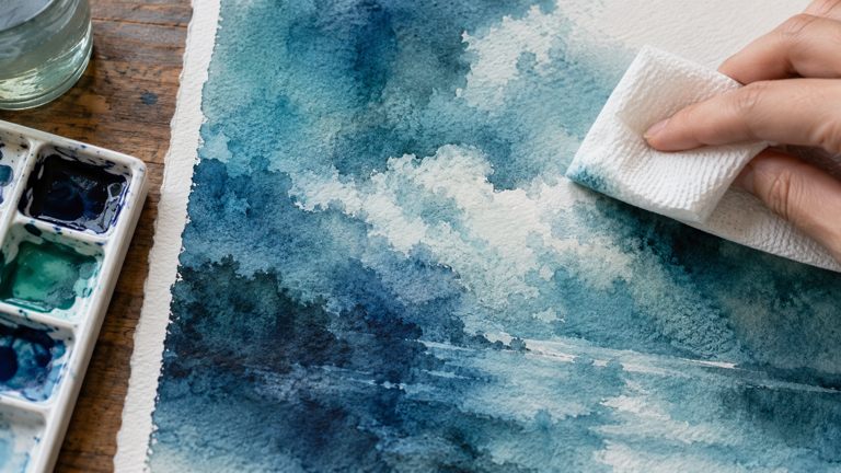 8 simple tricks to make watercolor paintings more beautiful