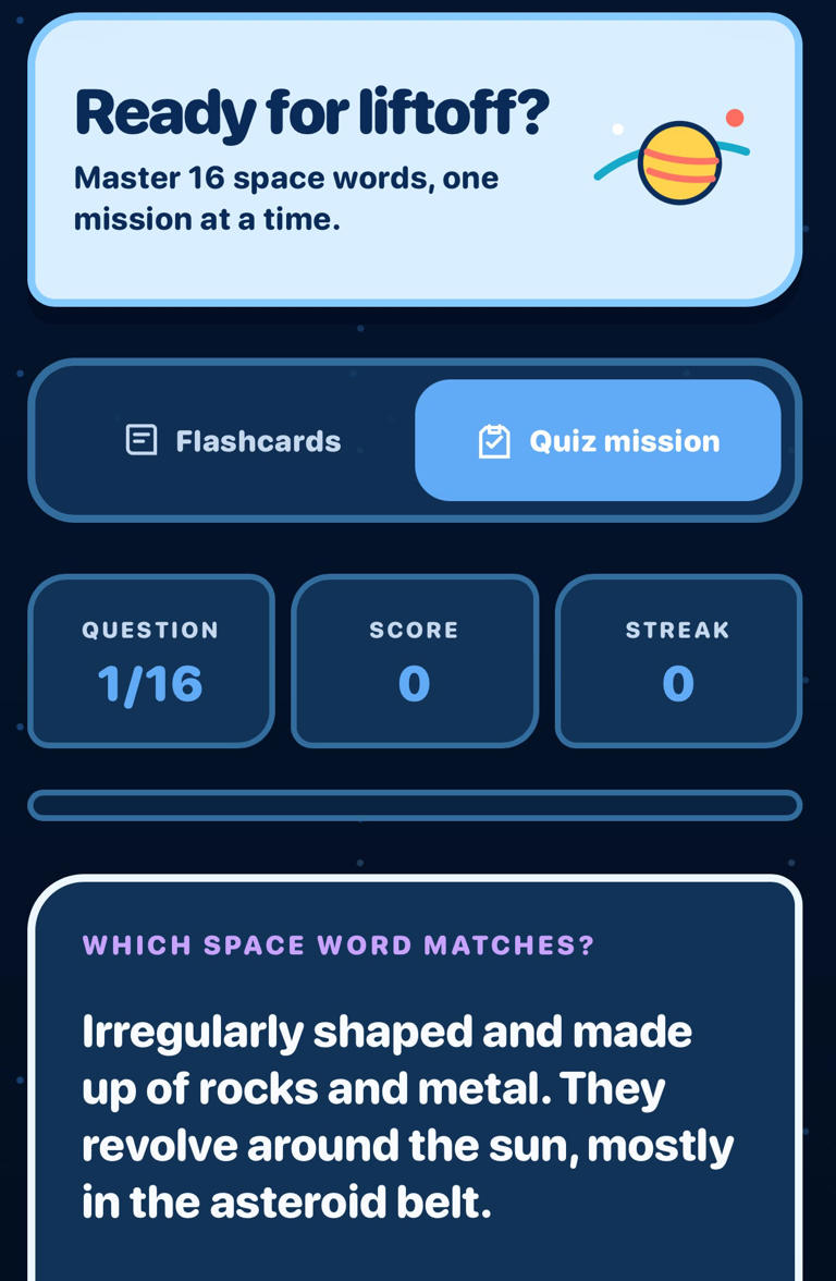 I used Meta's Muse to help my son prep for an astronomy quiz. He aced it.
