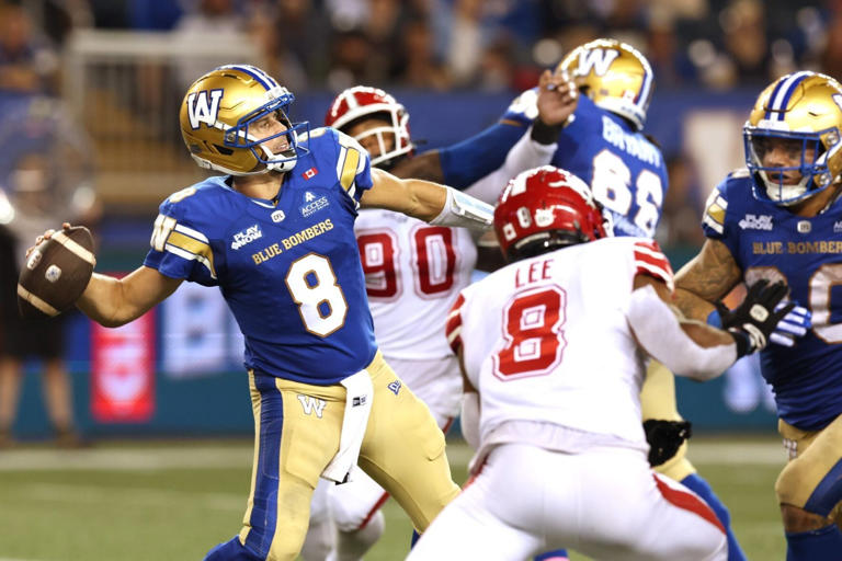 Not dead yet: Collaros guns Bombers back into playoff picture