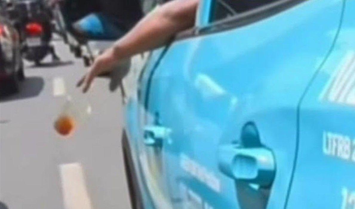 LTFRB calls out taxi operator after driver threw trash on road