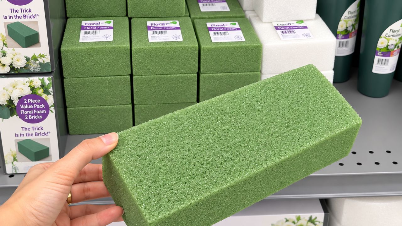 Buy a block of dollar store foam for this genius dining room idea