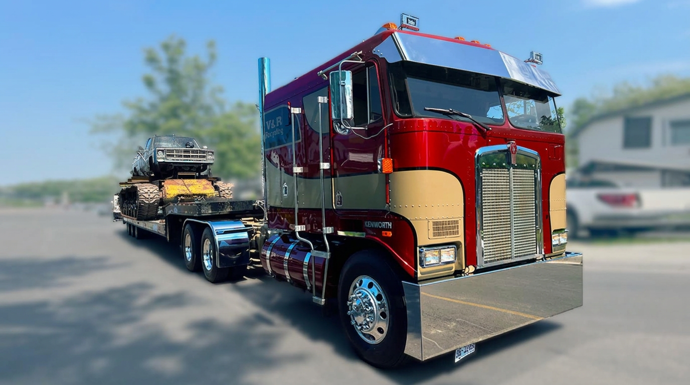 Rebuilding a Kenworth K100 semi truck