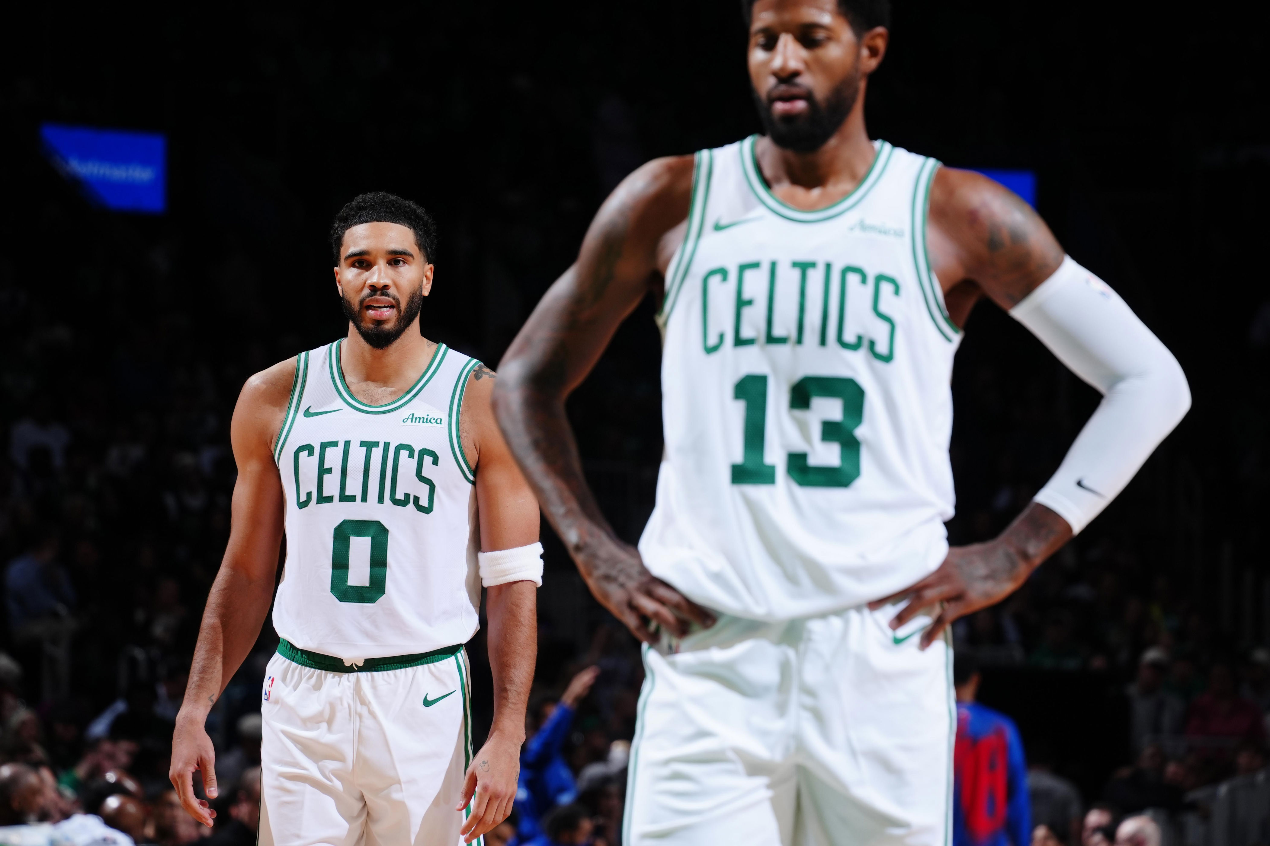Jayson Tatum got a 'surreal' first look playing alongside Paul George
