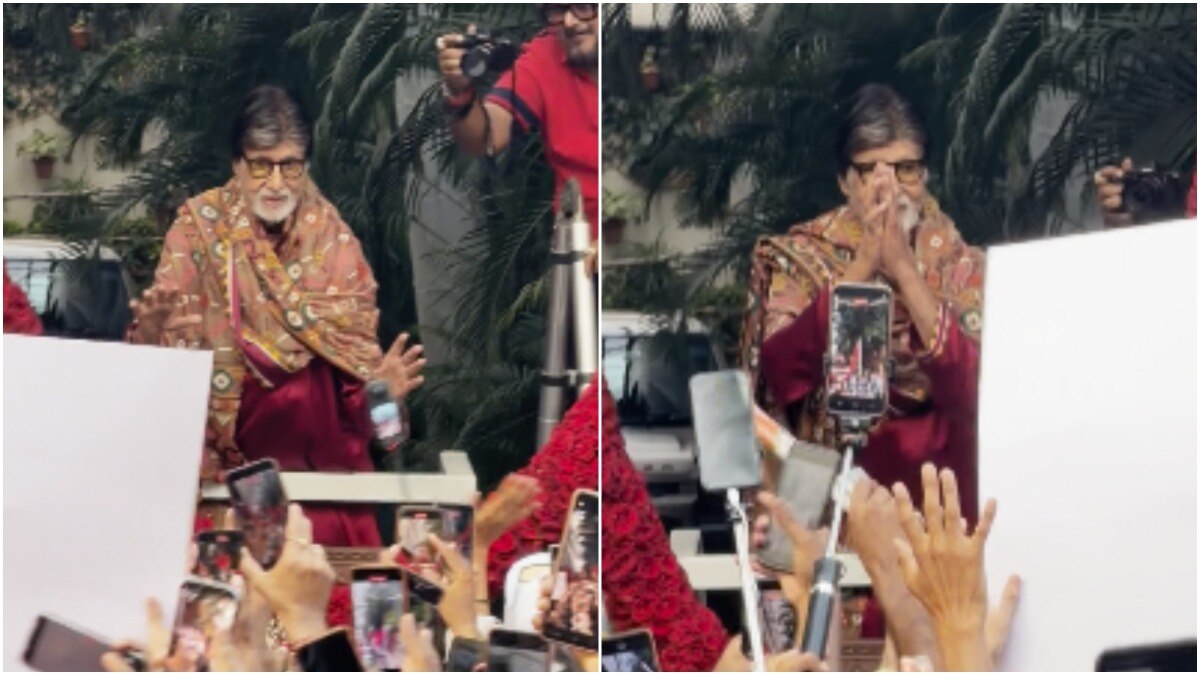 Big B greets fans on 84th birthday, continuing Sunday Darshan ritual. Video