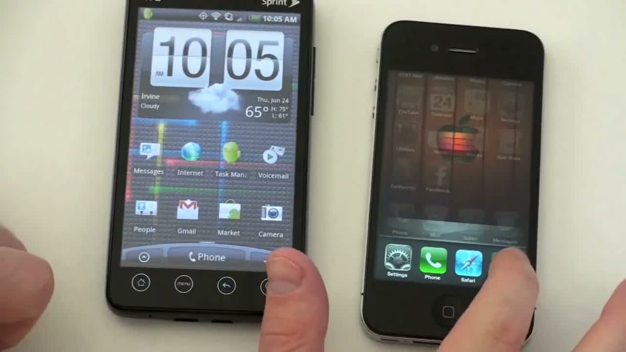 When iPhone 4 and HTC Evo 4G went head to head