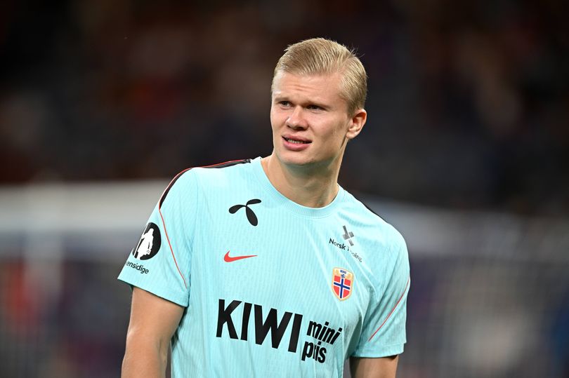 Erling Haaland confirms huge purchase as dad Alfie meets with Pep Guardiola
