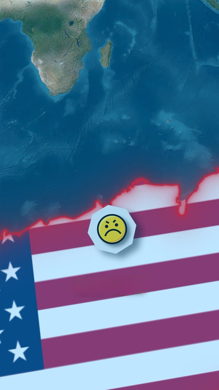 What if the US and Antarctica swapped places?