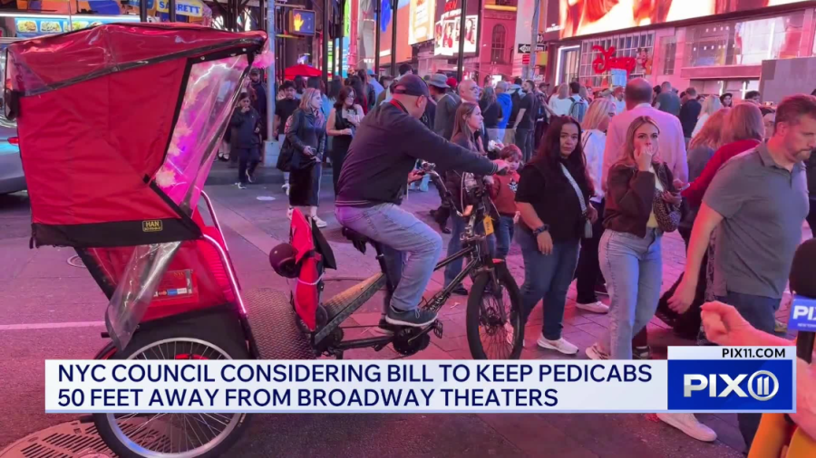 ‘It's a safety issue' pedicab free zones proposed in front of Broadway theatres