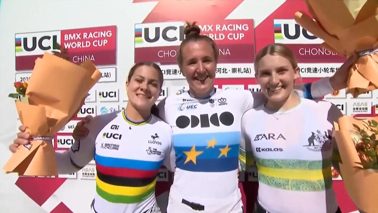 BMX legend Laura Smulders wins women's elite racing World Cup round 8